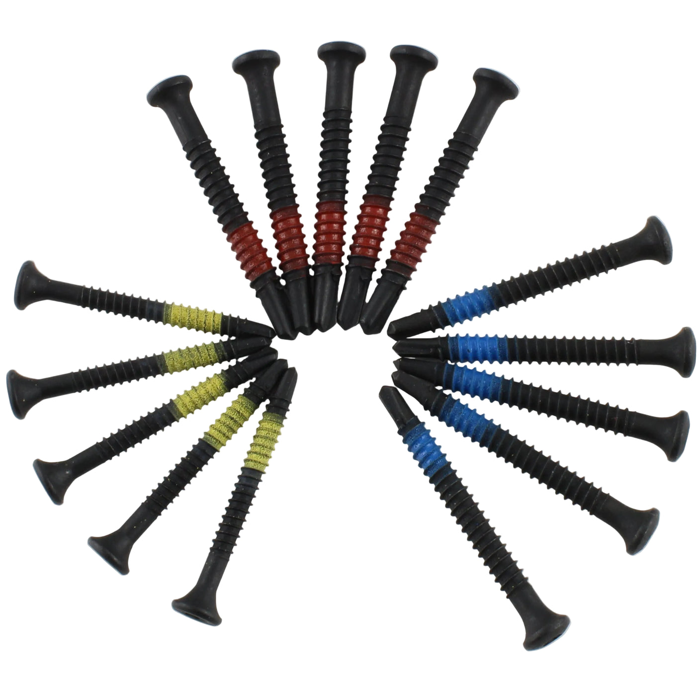 Lokko self tapping extraction screws for bell plug puller angled view