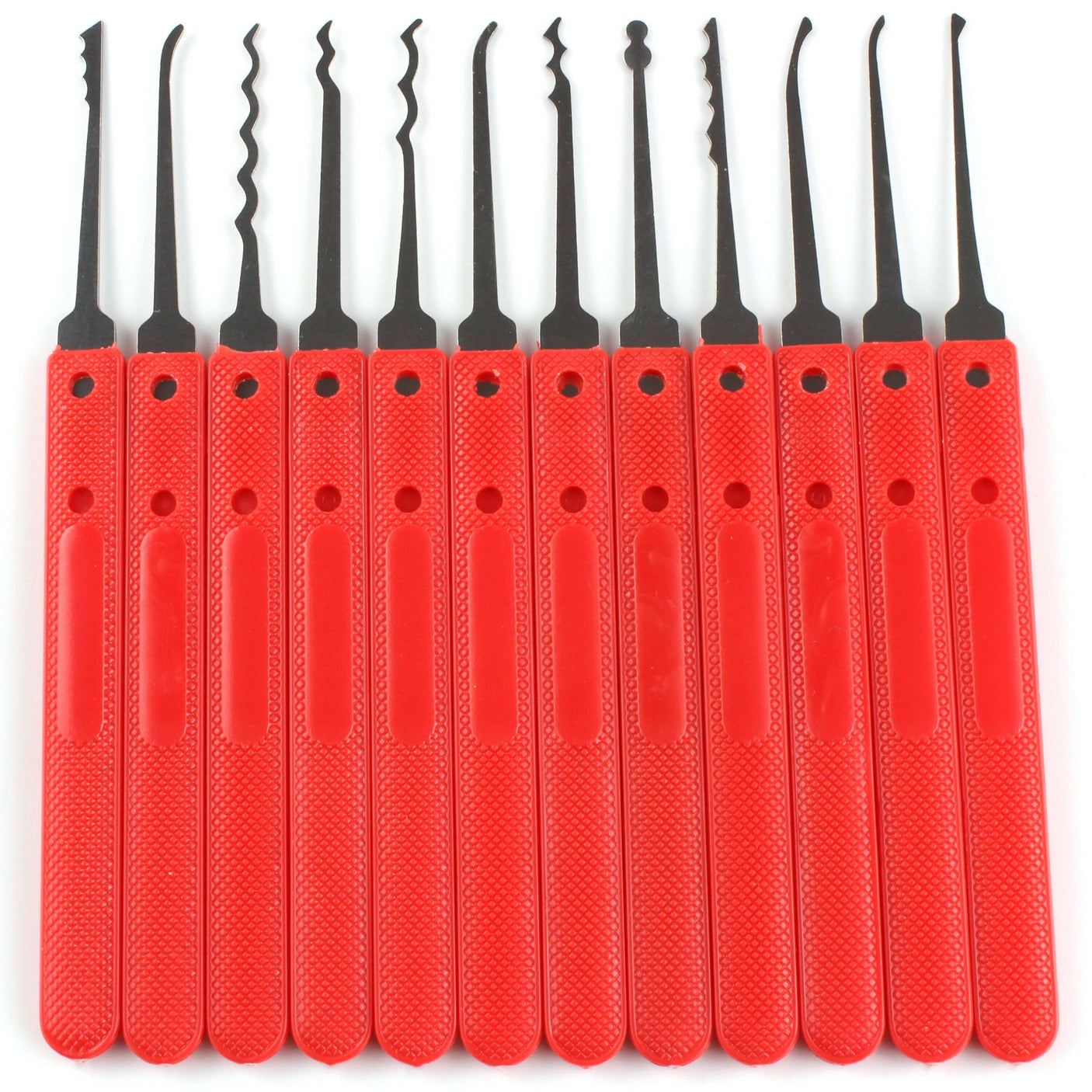 Lokko Diamond red handled picks vertical view