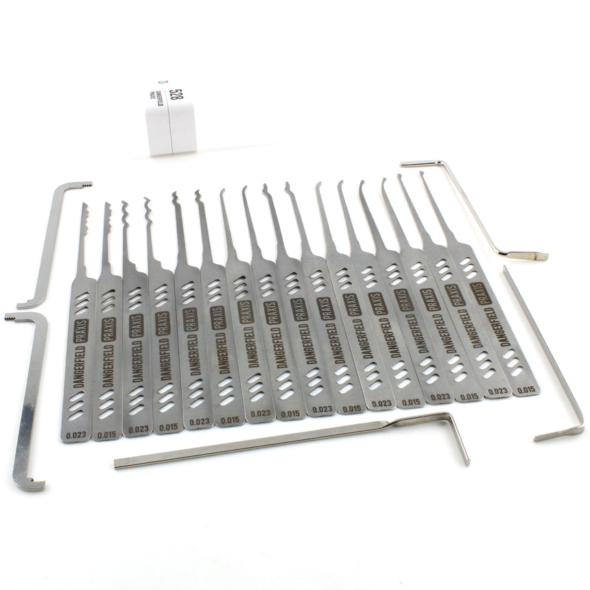 Dangerfield PRAXIS Dual-Gauge Complete Lock Pick Set