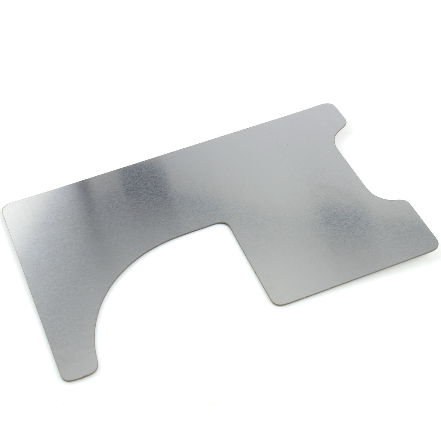 Lokko credit card door latch shim angled view