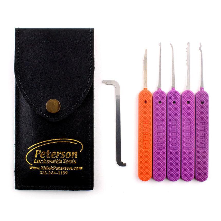 Peterson's BREACHER 0.018 Gauge Pro Euro Lock Pick Set - UKBumpKeys