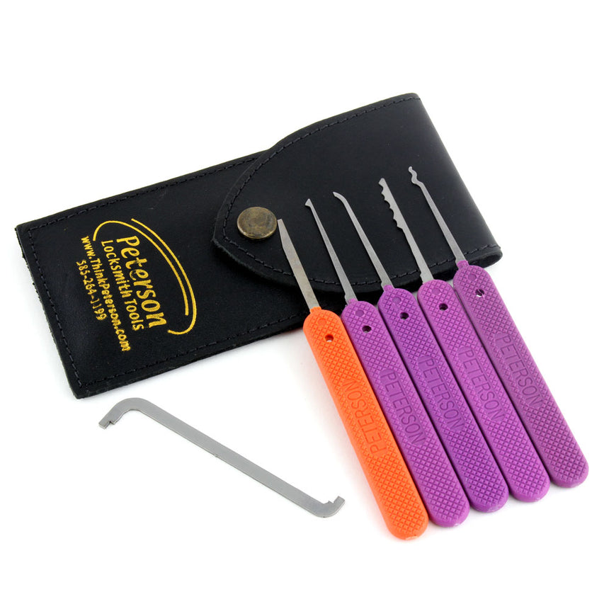 Peterson's BREACHER 0.018 Gauge Pro Euro Lock Pick Set - UKBumpKeys