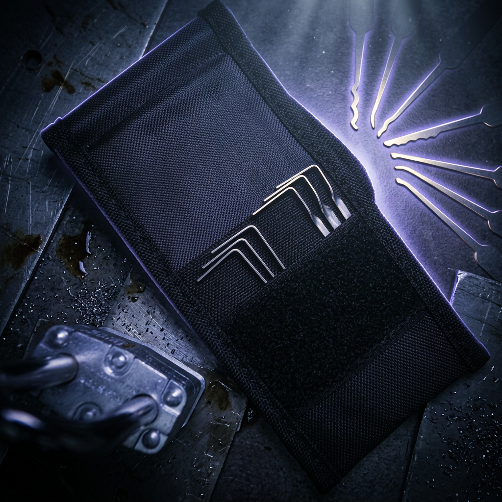 Sparrows Professional EDC 'Tuxedo' Lock Pick Set - official Sparrows detail image