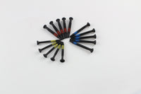 Lokko self tapping extraction screws for bell plug puller top-down view