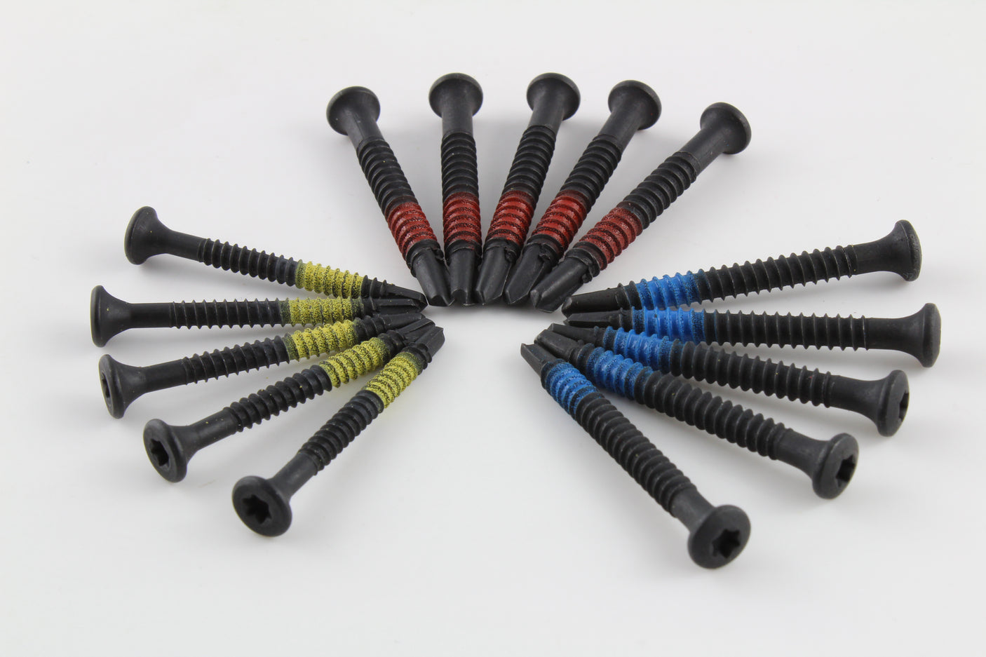 Lokko self tapping extraction screws for bell plug puller close-up view
