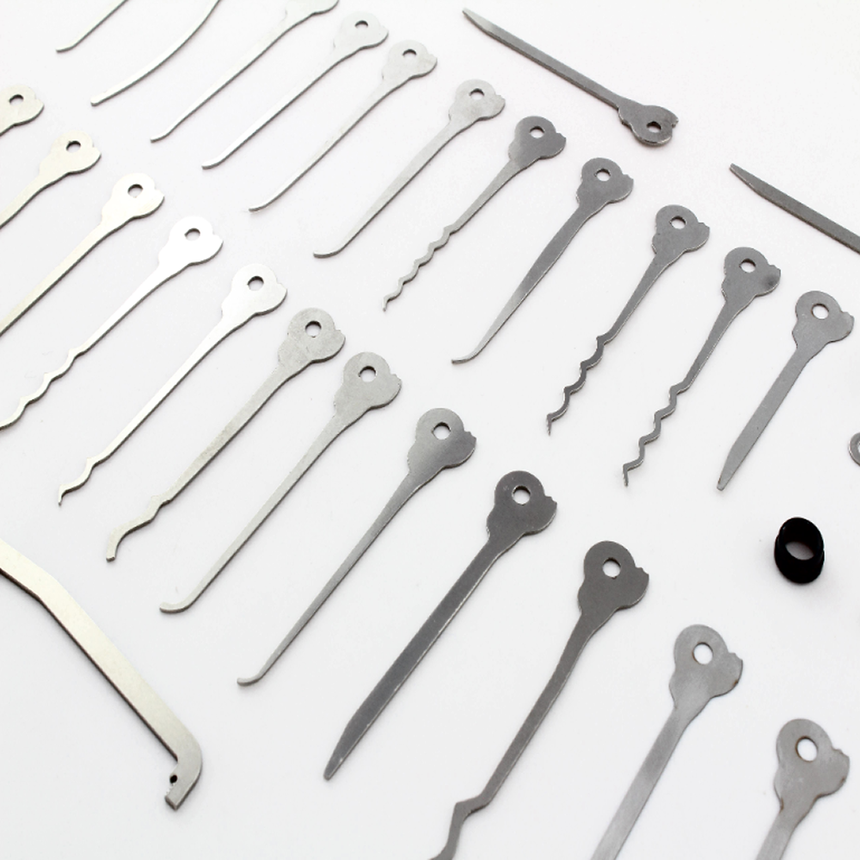 Dangerfield Skeleton Expansion Lock Pick Set picking tip details