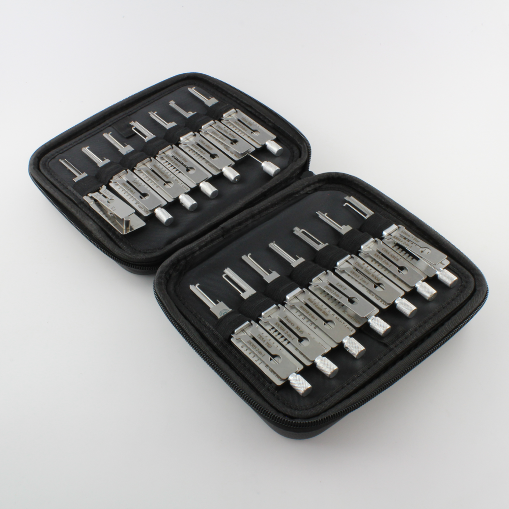 LISHI Lock Picks Heavy Duty Magnetic lock Pick Case
