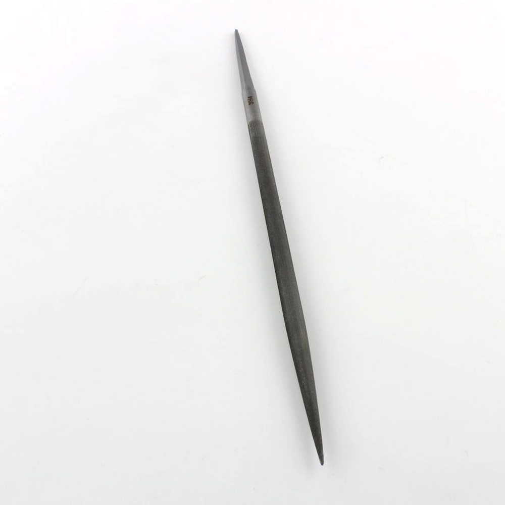 Vertical Swiss No 4 Impressioning File on a White Background 