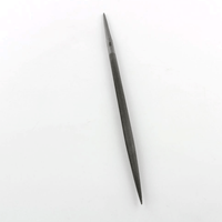 Vertical Swiss No 4 Impressioning File on a White Background 