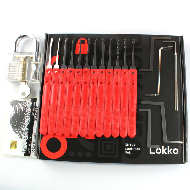 Lokko Lock Picking Kit UK | Picks, Practice Lock & Guide – UKBumpKeys