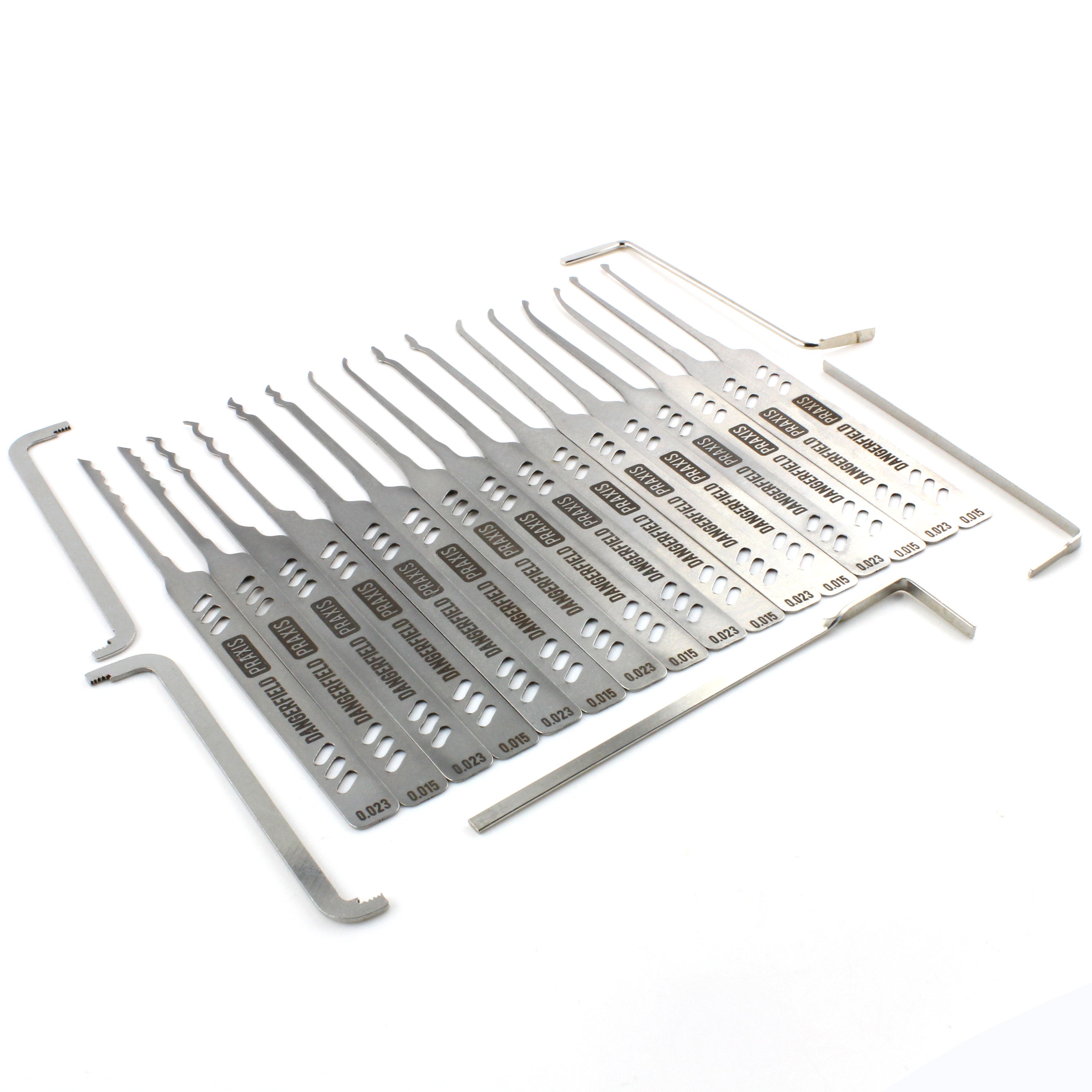 Dangerfield PRAXIS Lock Pick Set UK | Dual-Gauge 21pc – UKBumpKeys