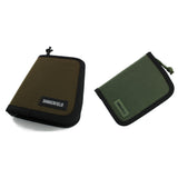 Dangerfield Predator Jackal case in tan and Viper case in olive, side by side