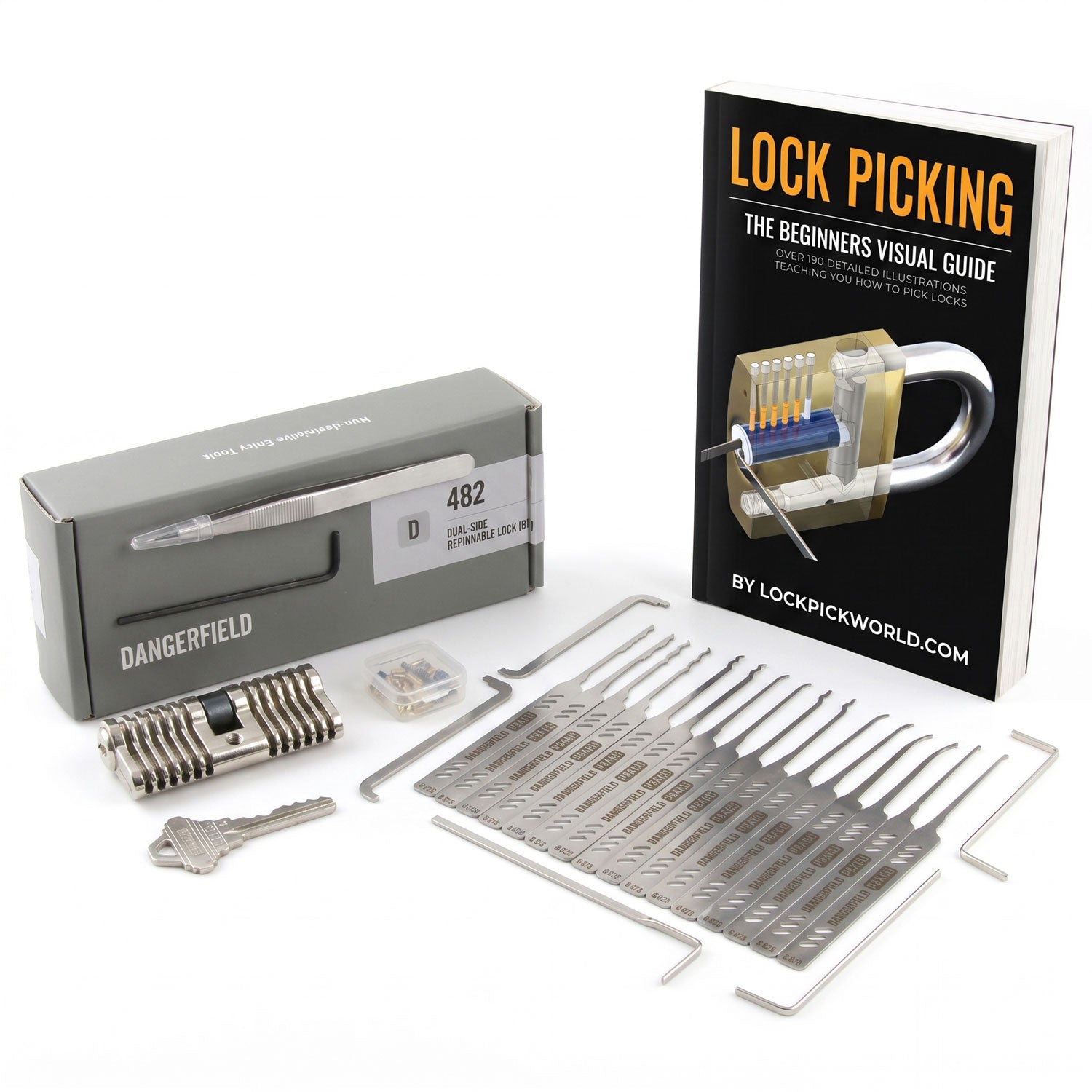 Dangerfield PRAXIS Lock Pick Set UK | Dual-Gauge 21pc – UKBumpKeys