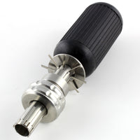 Lokko 7 pin tubular lock pick and decoder key close-up view