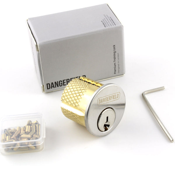 Dangerfield Mortise Repinnable Practice Lock Kit with pins, springs and hex key