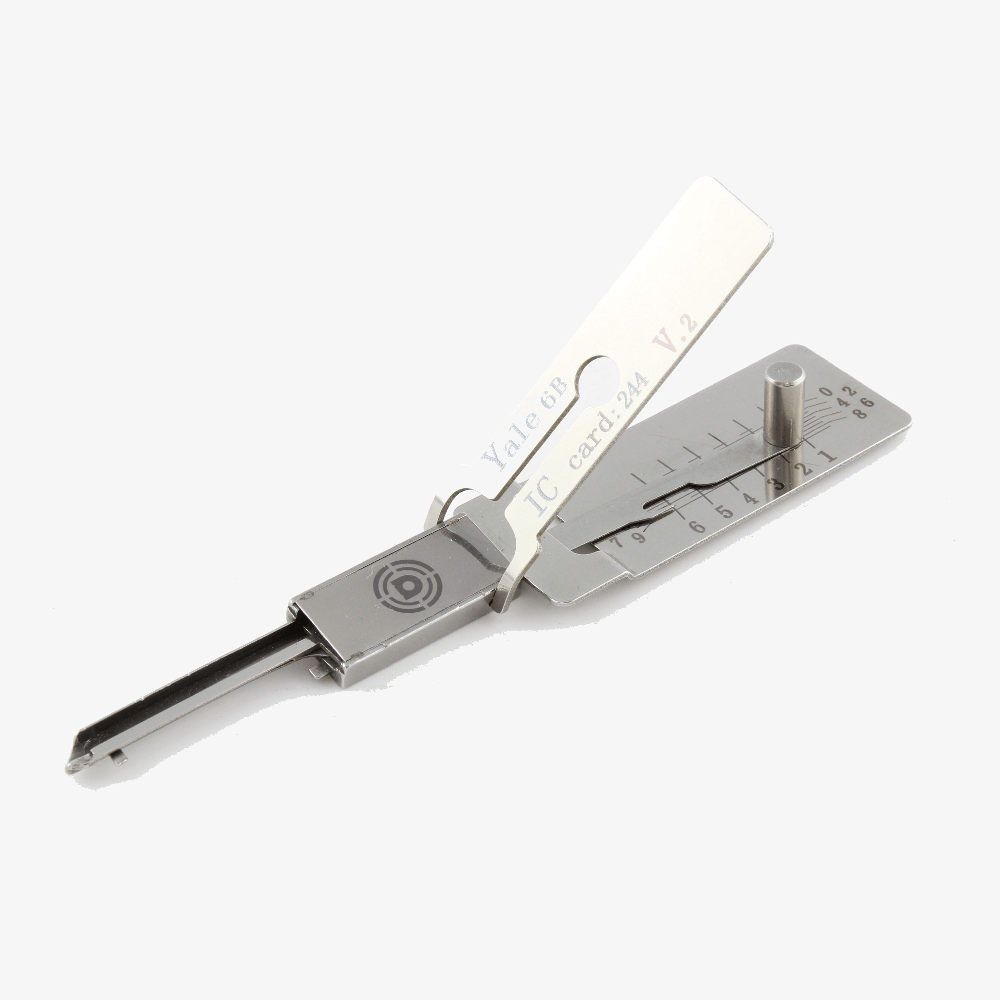 Dangerfield Lishi-Style Lock Pick + Decoder for 5 + 6 Pin Yale (Eurolock), part of the Dangerfield Yale Lishi-Style Set