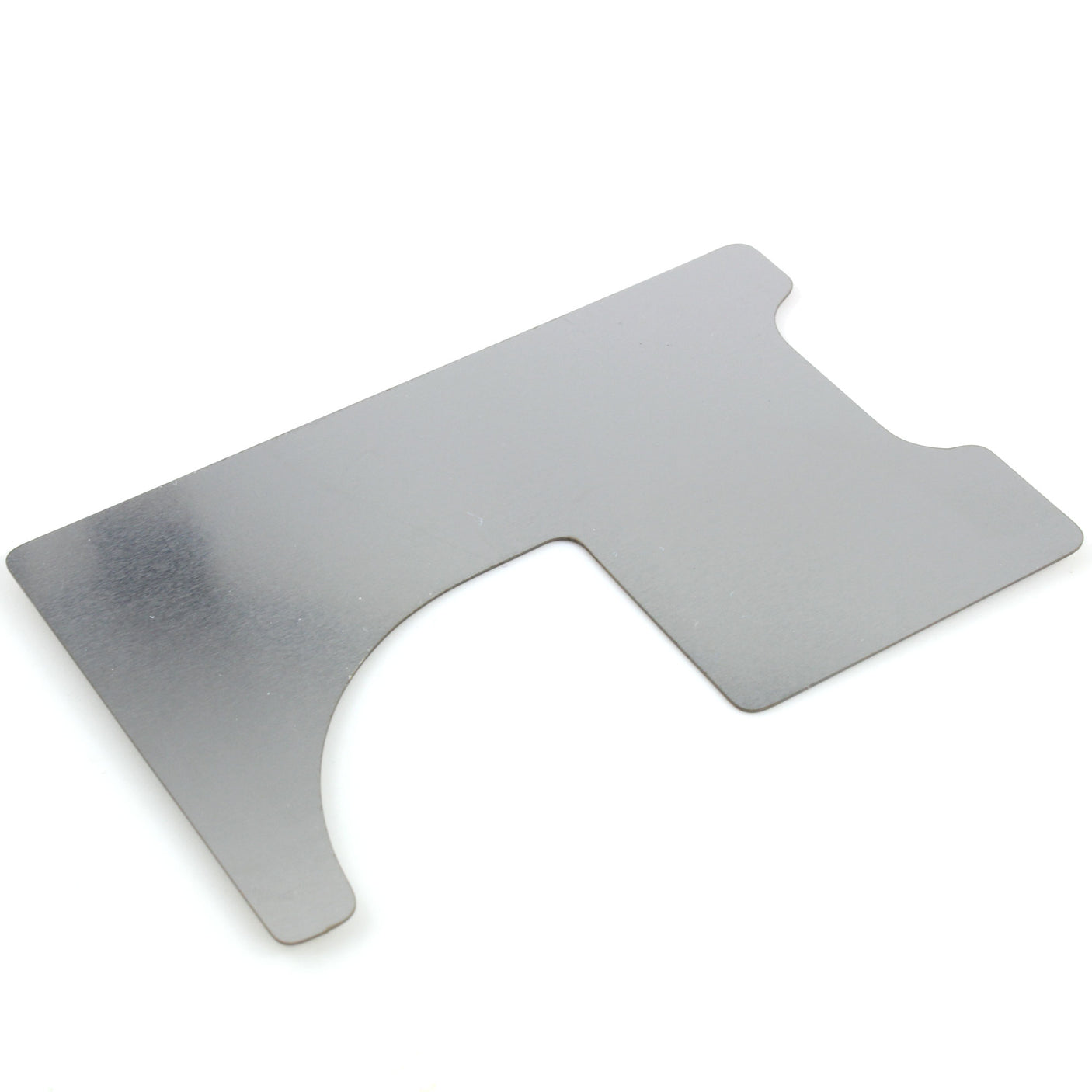 Lokko credit card door latch shim close-up view
