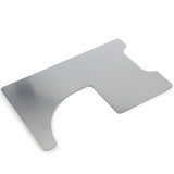 Lokko credit card door latch shim close-up view