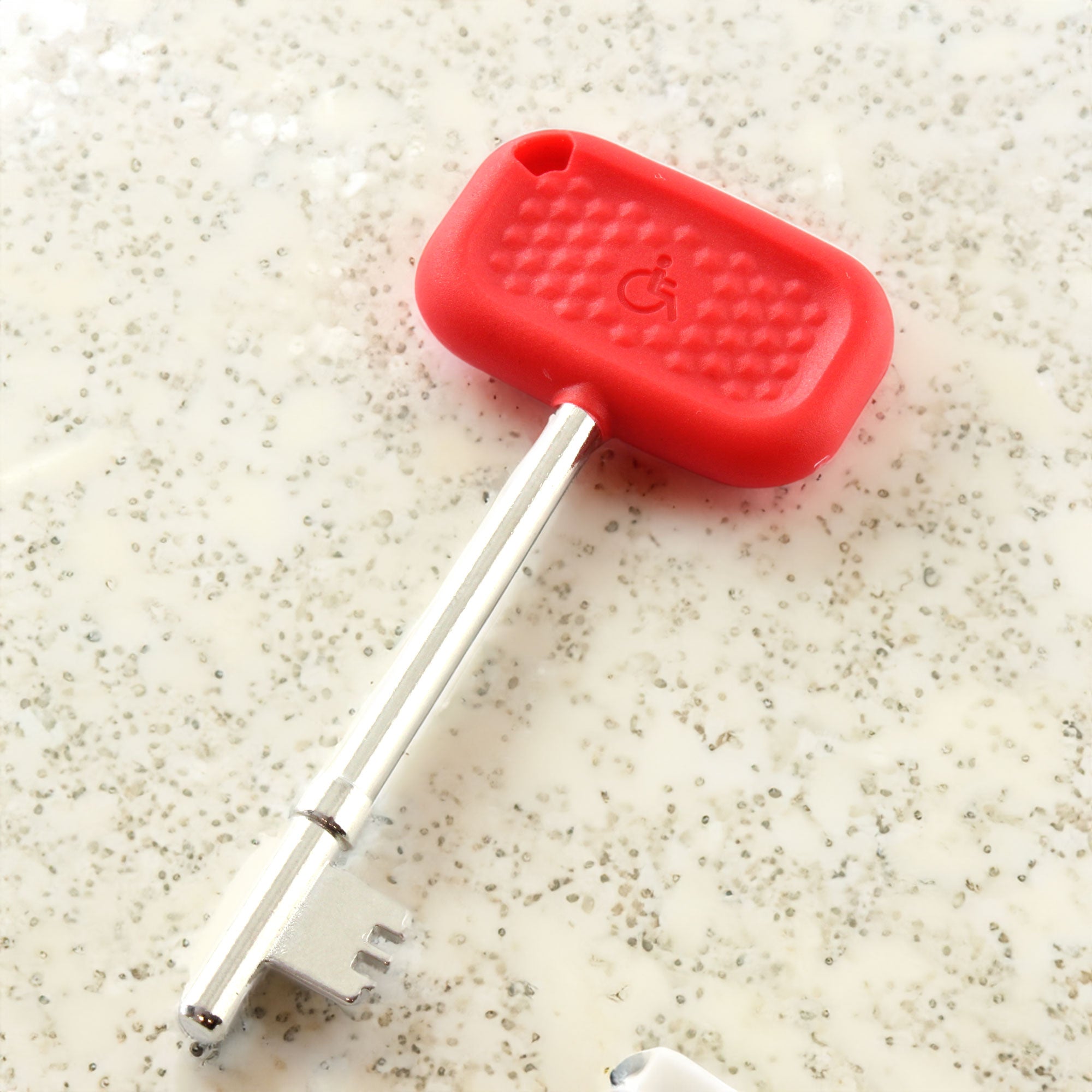 Lokko Disabled Toilet Key for NKS / Radar Doors Easy Turn Tactile Bo