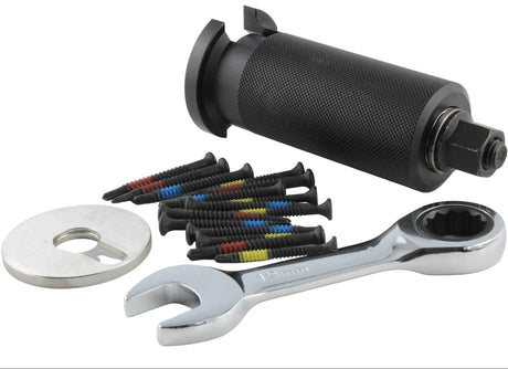 Plug Puller with extraction screws and spanner
