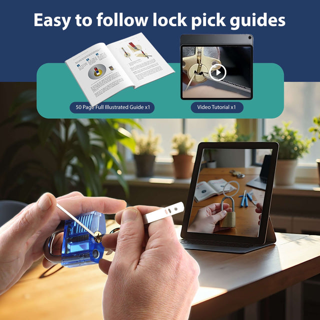 Lokko Beginner Lock Pick Gift Set UK | 2 Practice Locks – UKBumpKeys