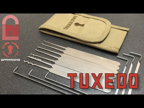 Sparrows Professional EDC 'Tuxedo' Lock Pick Set - official Sparrows video