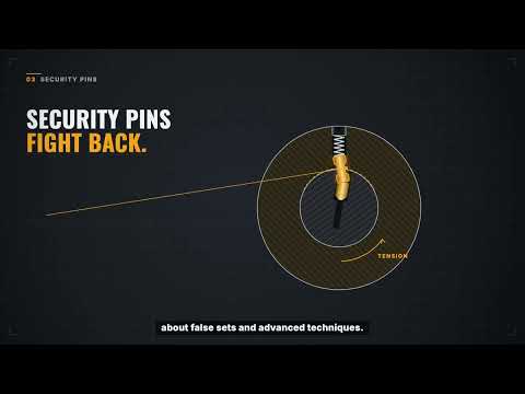 Dangerfield repinnable practice lock video: standard and security pins