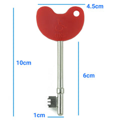EZLOK Disabled Toilet Key for Radar Doors - Large Grip Braille Head