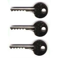 3 Piece Ultimate Bump Key Set for Lock Bumping (Reverse)
