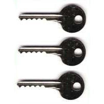 3 Piece Ultimate Bump Key Set for Lock Bumping (Reverse) - UKBumpKeys