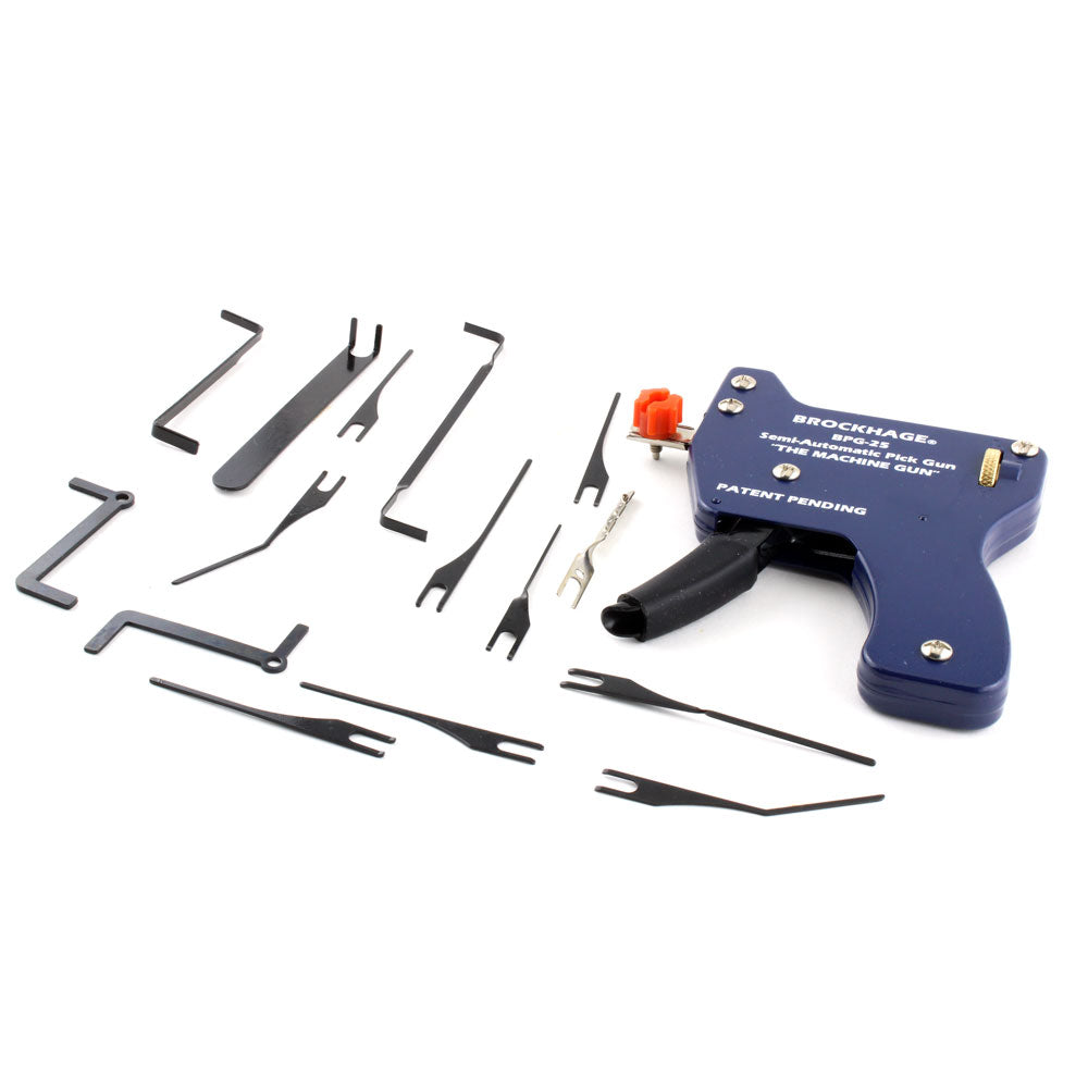 Brockhage SemiAutomatic Lock Pick Gun + 15 Needles