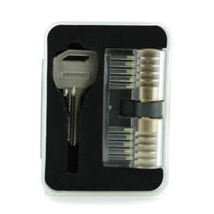 Clear Double-Sided Training Lock - Single Pin Picking Practice - UKBumpKeys