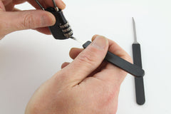 Dangerfield Combination Lock - Lock Picks - 2 Piece Bypass Mini-Knife Set + Case