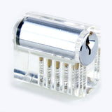 Dangerfield Clear Acrylic Practice Lock - Standard Pins - UKBumpKeys