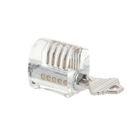 Dangerfield Clear Acrylic Practice Lock - Standard Pins - UKBumpKeys