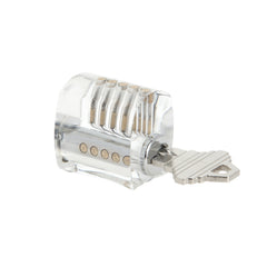 Dangerfield Clear Acrylic Practice Lock - Standard Pins - UKBumpKeys