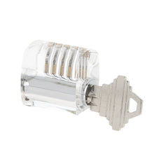 Dangerfield Clear Acrylic Practice Lock - Standard Pins - UKBumpKeys