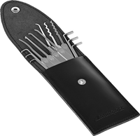 Multipick ELITE Beginner Lock Pick Set 13 pieces in black case for ambitious lock pick learners