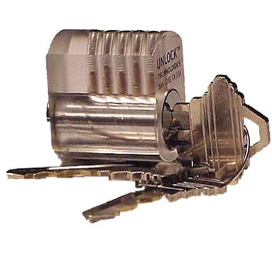 Resettable Combination Bike Lock Cutaway 11 Pin Dimple Practice Lock