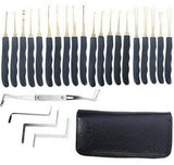 GOSO 24 Piece Lock Pick Set with Sturdy All Weather Zip Case - UKBumpKeys