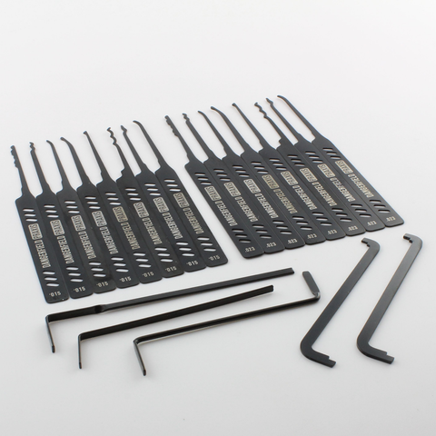 Dangerfield Ionic Praxis 21pc Dual Gauge Professional Lock Pick Set