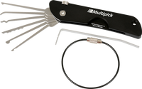 Multipick Jacknife Pocket Pick Set Blackline Edition - UKBumpKeys