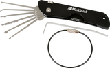 Multipick Extended Jackknife Pocket Pick Set Blackline Edition (+ extra picks) - UKBumpKeys