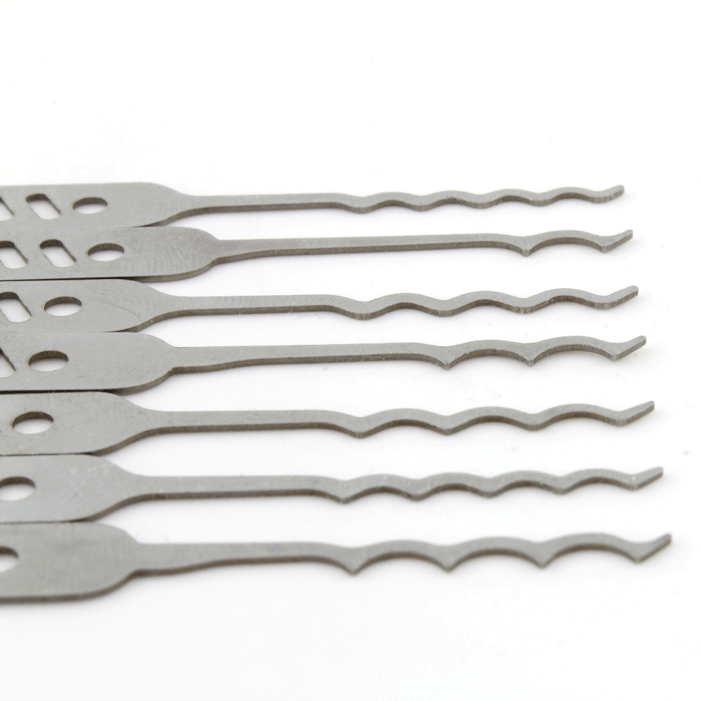 Dangerfield Nano SLIMLINE Covert Lock Pick Rake set - 0.6mm + Leather