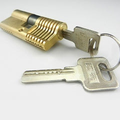 Cut-Away 7 Pin Dimple Practice Lock - UKBumpKeys